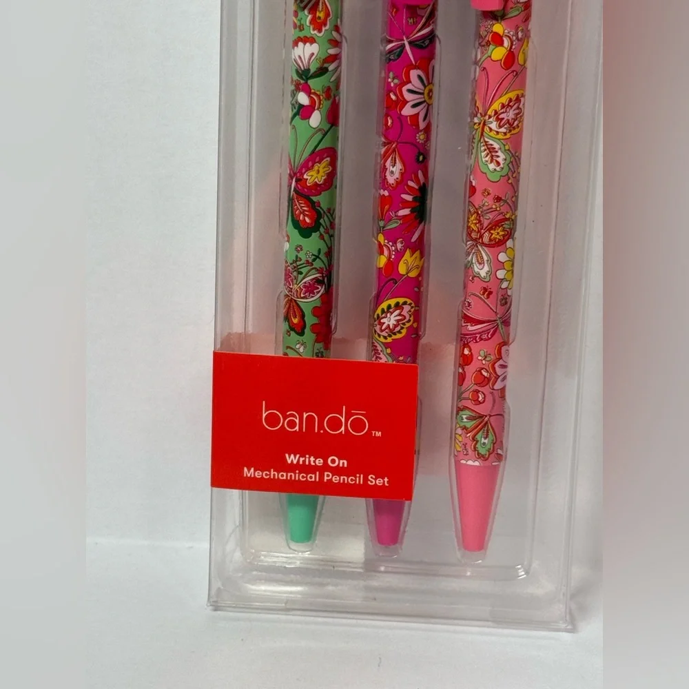 ban.do Write On Floral Mechanical Pencil Set – Set of 3 – New